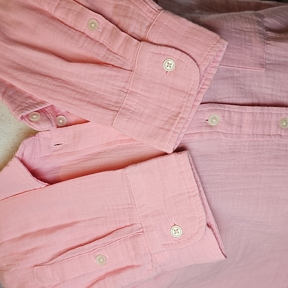 NWT J. CREW GARCON CLASSIC DOUBLE GAUZE LONG SLEEVE BUTTON-UP PINK SHIRT - Picture 9 of 15